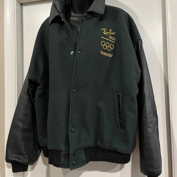 Vintage Ray-Ban Sunglasses by Bausch & Lomb sports/varsity jacket. - Picture 2 of 6